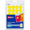 Avery Label Round 3/4"Dia Ylw