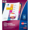 Avery Dividers Index Ready 1-8