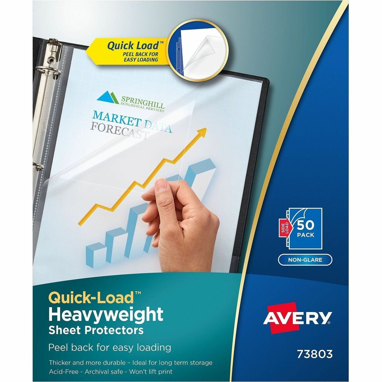 Avery Sheetprot Ng 50Ct Clear Ql