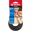 VELCRO&reg; ONE-WRAP Thin Ties 8in x 1/2in Ties Gray & Black 50 ct