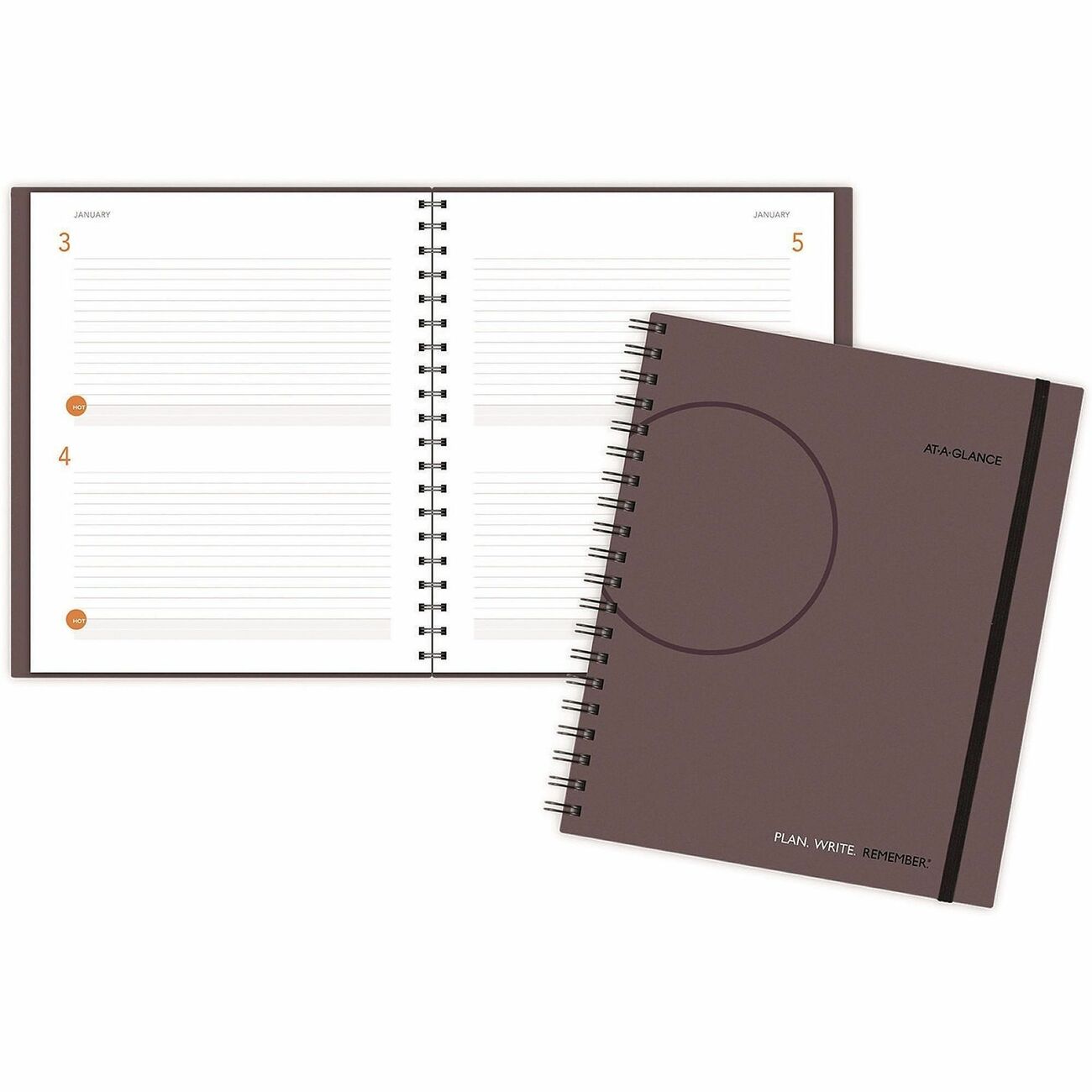 AT-A-GLANCE Planner Notebook 2Dypg Gy