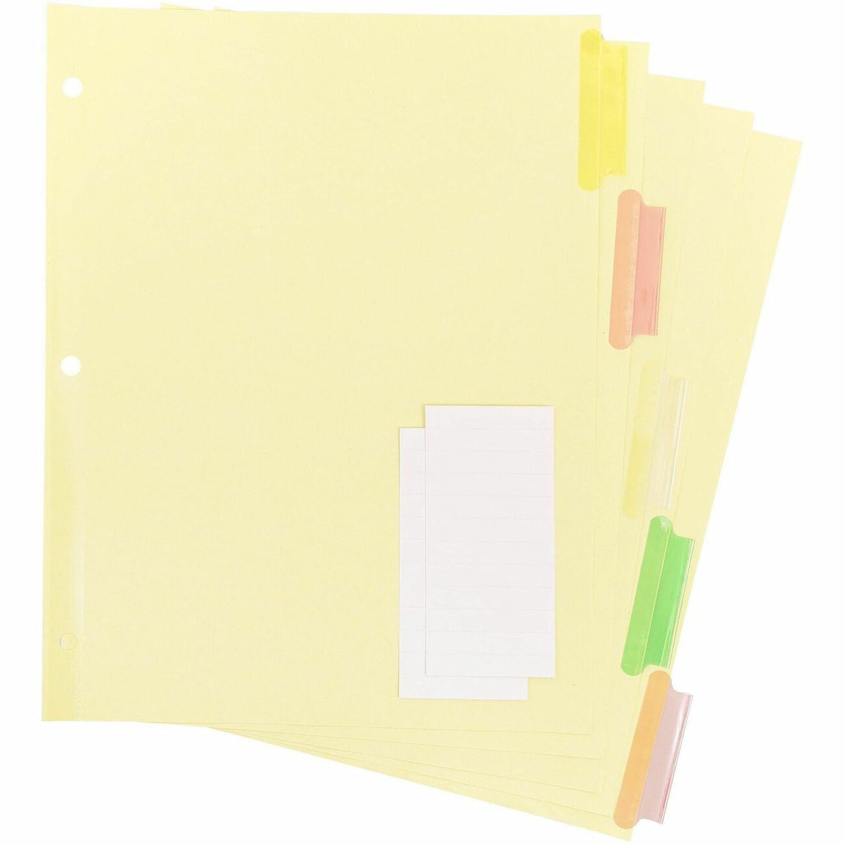 Business Source Divider Insert 5-Tab Multi