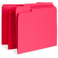 Business Source Folder File Ltr 1/3 Red