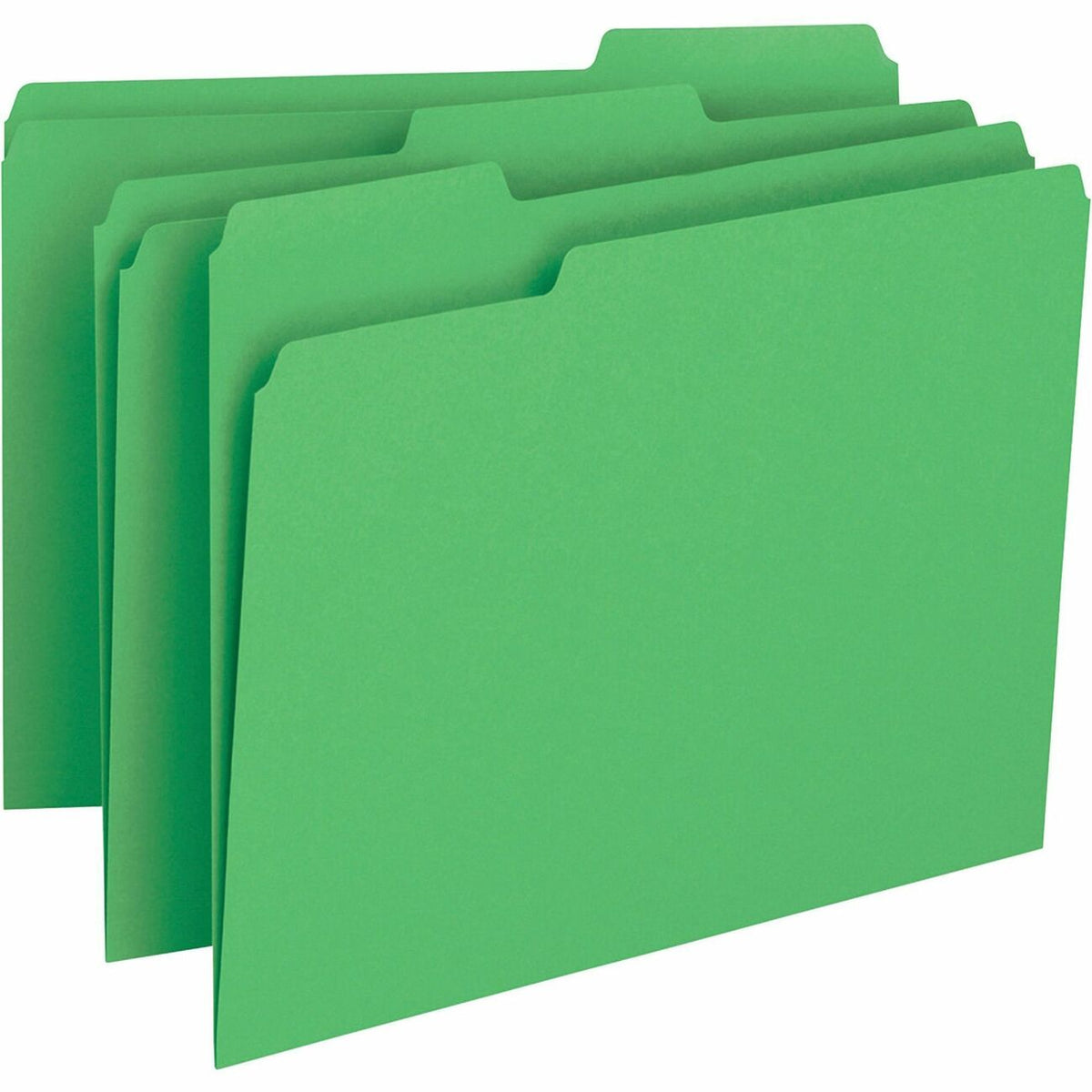 Business Source Folder File Ltr 1/3 Green
