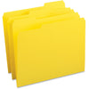 Business Source Folder File Ltr 1/3 Yellow