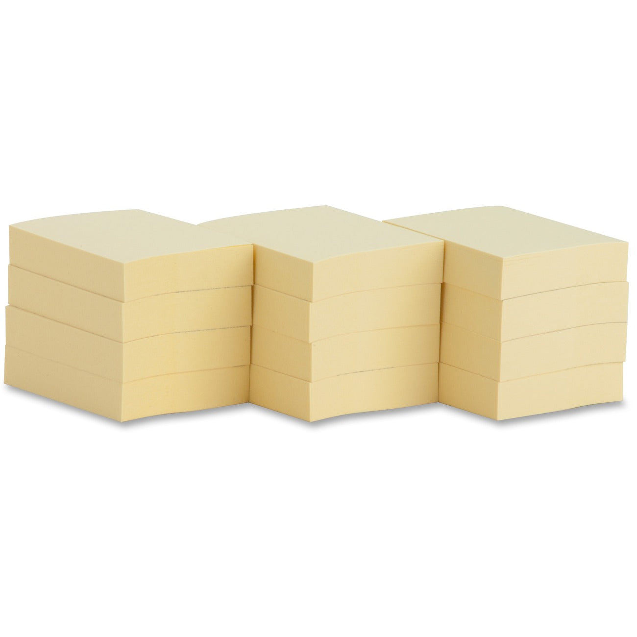 Business Source Notes Adhsive 1.5X2 12Pk Yw