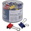Business Source Clip Binder Small 40Pc Ast