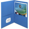 Business Source Folder 2-Pocket Letter Blue