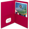 Business Source Folder 2-Pocket Letter Red