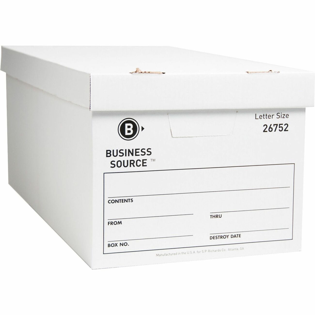 Business Source Box Storage Ecnomy Ltr 12Pk