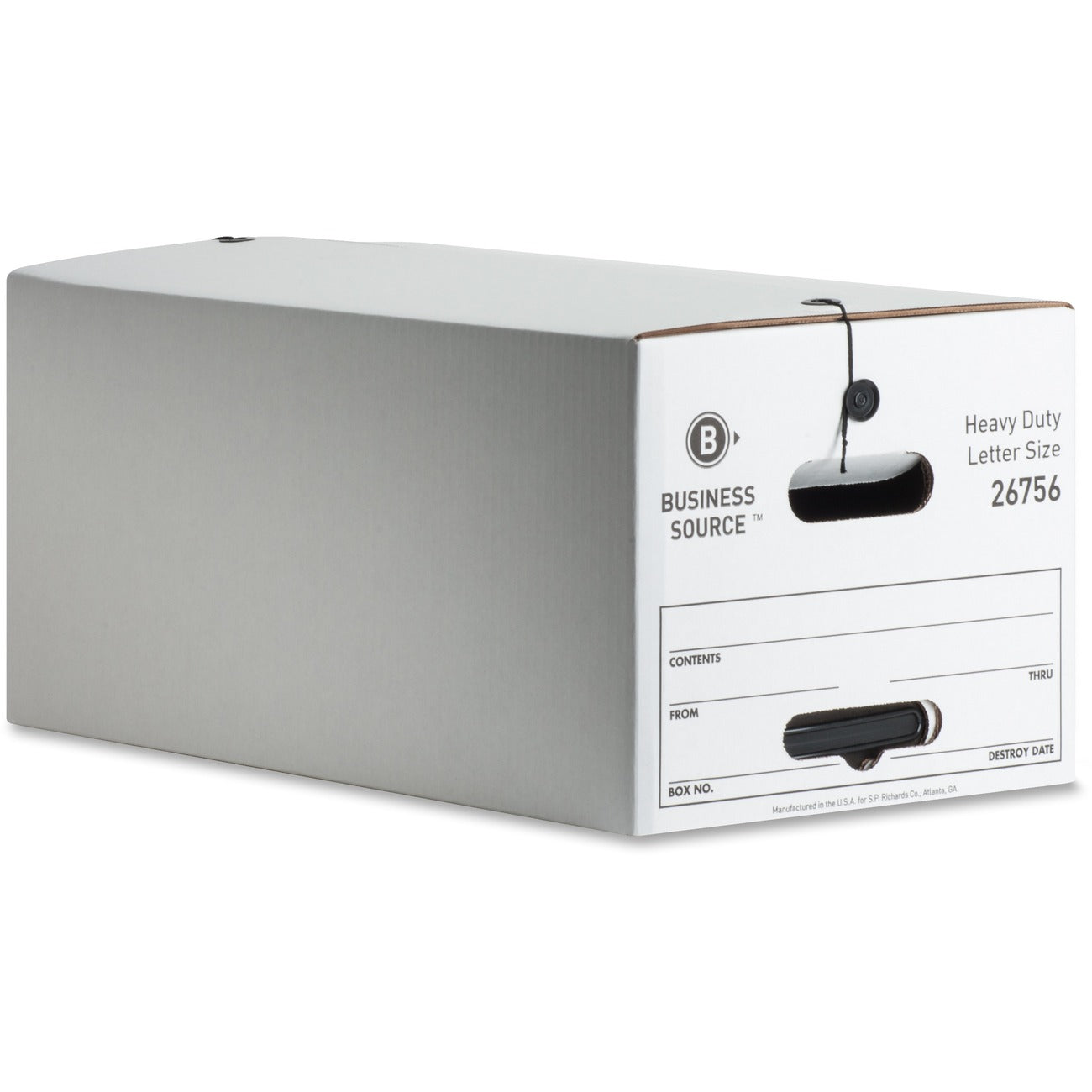 Business Source Box Storage Strng&Buttn Ltr