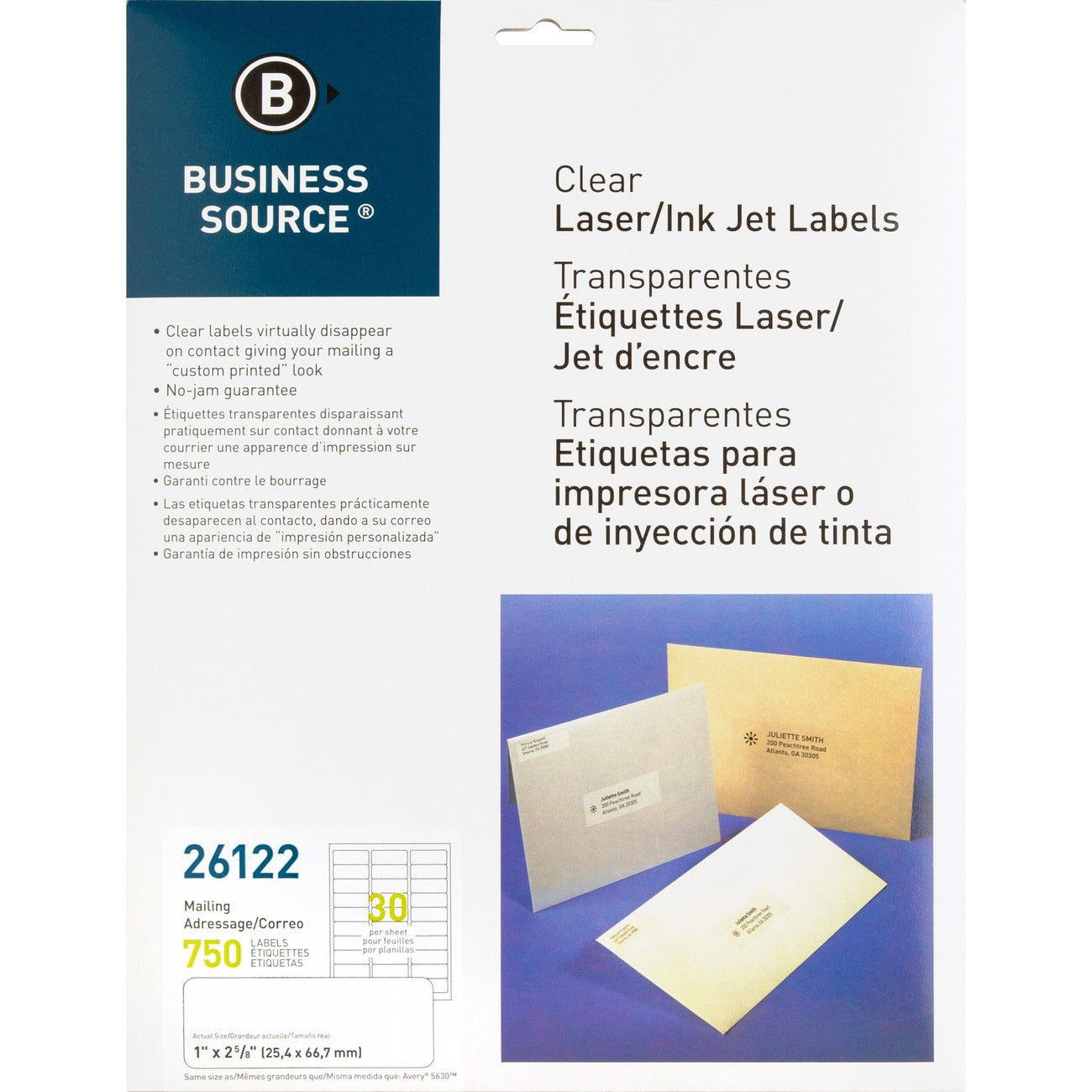 Business Source Label Address Lsr 1X2.75 Cl