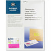 Business Source Label Neon Laser 1X2.5 Pink