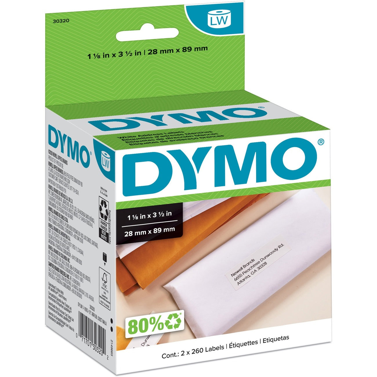 DYMO Label Add Hicap 260Rl 2Rl