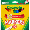 Crayola Marker Reg 10Ct Bl Ast