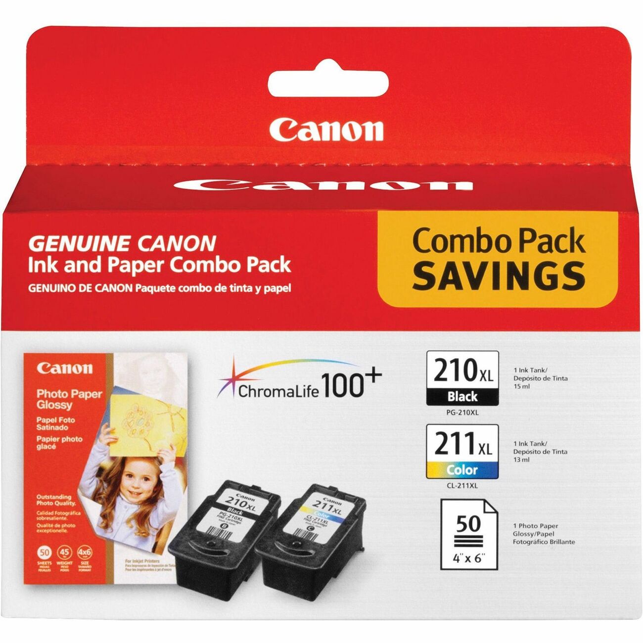 Canon Kit Pg210Xl Cl211Xl Ph Ppr