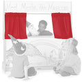 Imagine Station Curtains Red