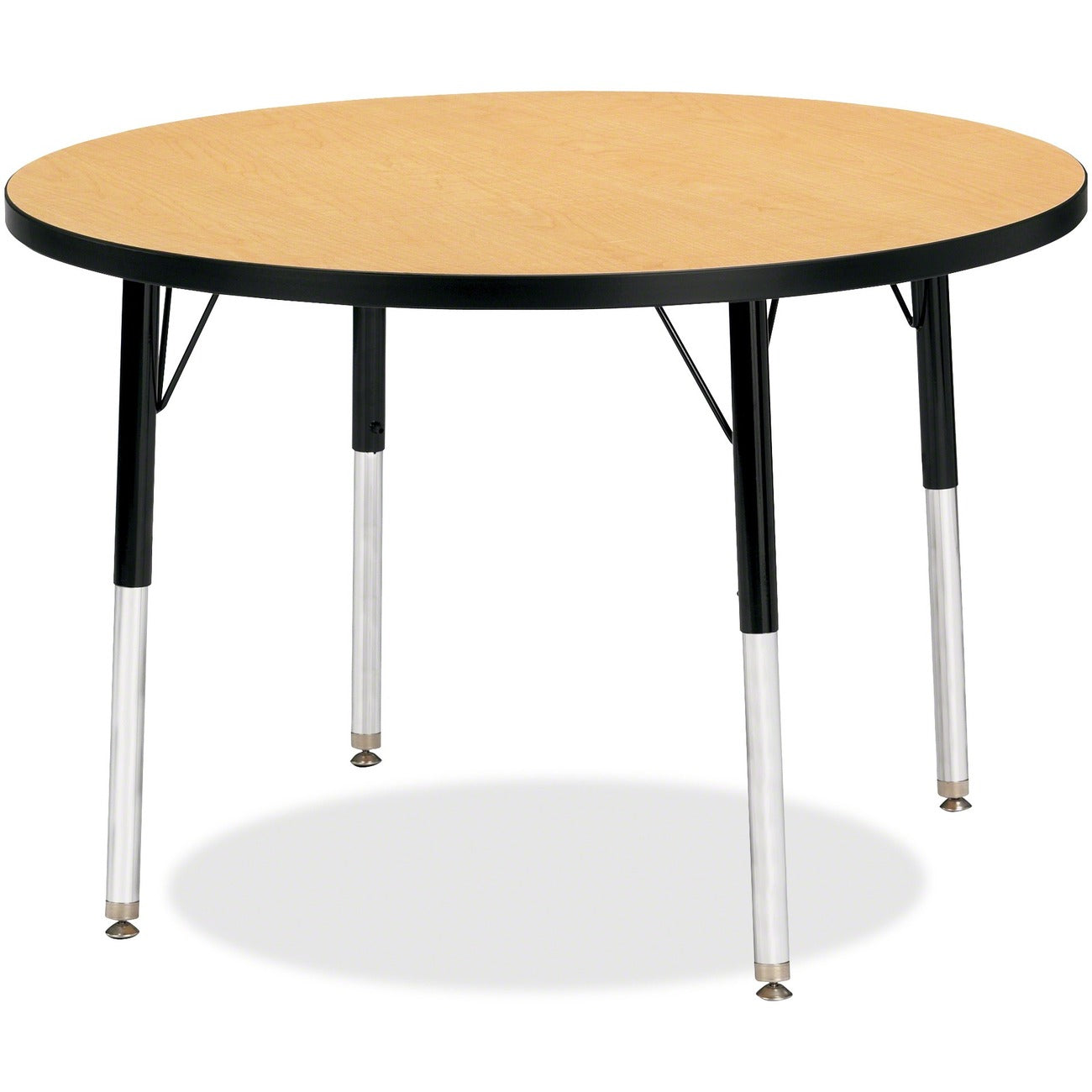 Activity Table 36 inch Round Oak Black