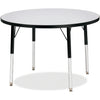 Table Activity 36"Rnd Gy/Bk