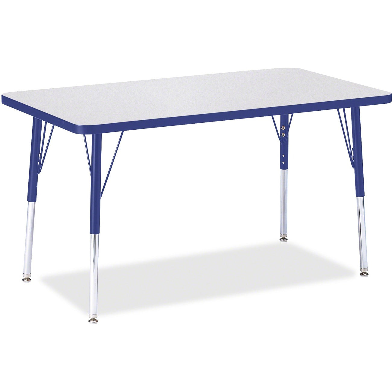 Rectangle Table 24x36 Gray Blue