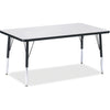 Table Rectangle 30X48 Gy/Bk