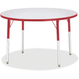 Berries Berries Adult Gray Laminate Round Table