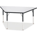 Trapezoid Table 30x60 Gray Black
