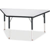 Table Trapezoid 24X48 Gy/Bk