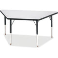 Trapezoid Table 24x48 Gray Black