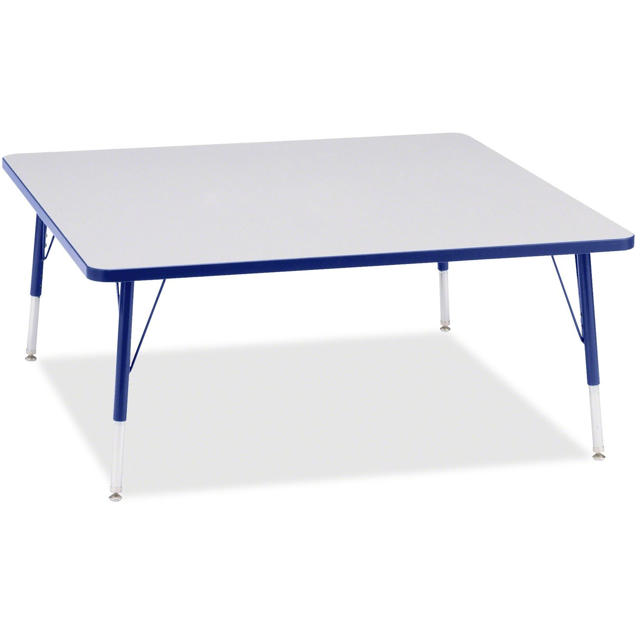Square Table 48x48 Gray Blue