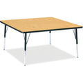 Square Table 48x48 Oak Black