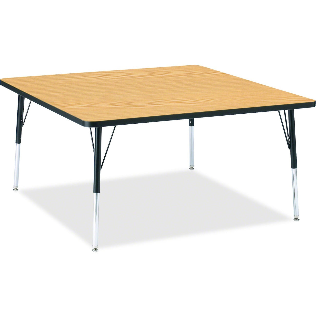 Square Table 48x48 Oak Black
