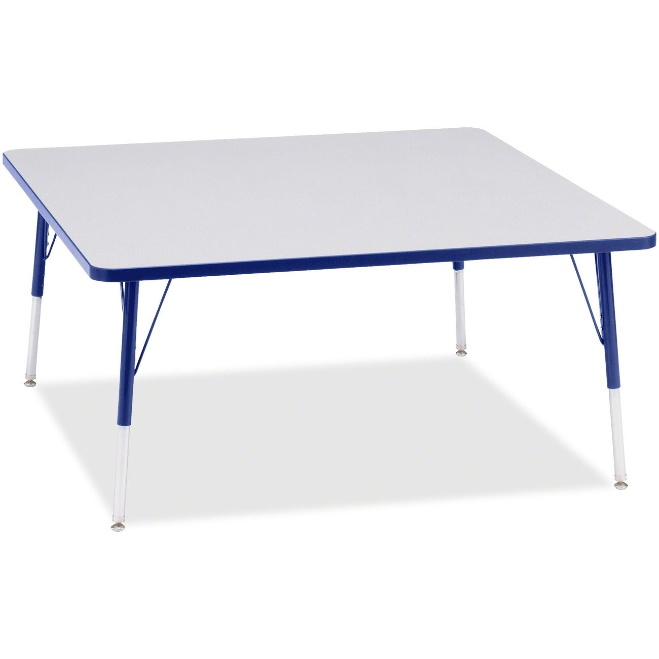 Square Table 48x48 Gray Blue
