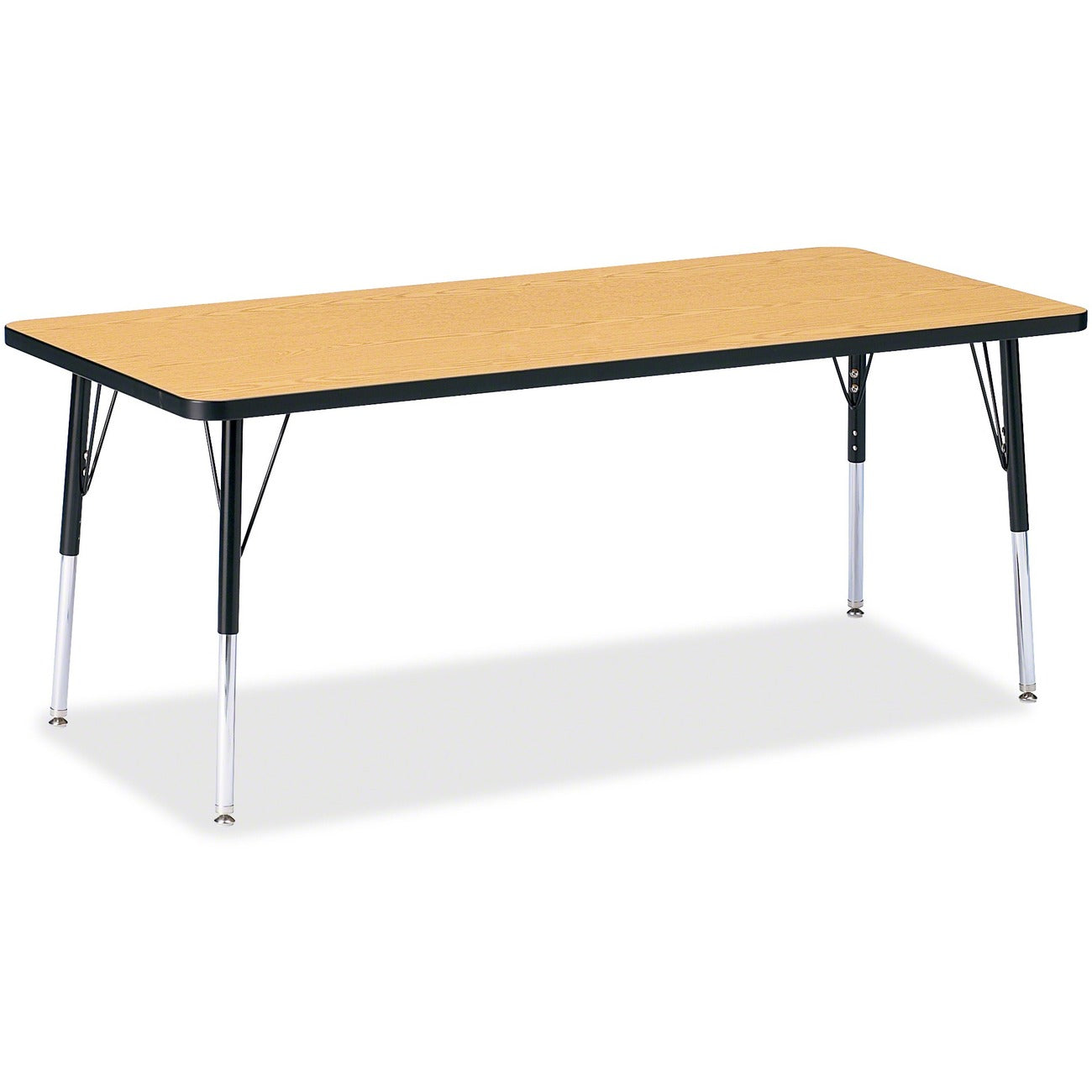 Rectangle Table 30x72 Oak Black