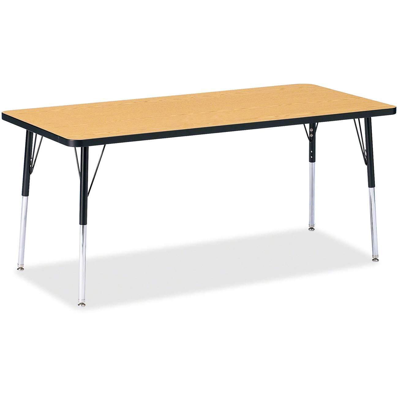 Rectangle Table 30x72 Oak Black