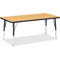 Rectangle Table 30x60 Oak Black