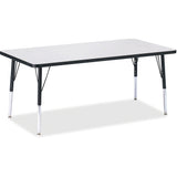 Jonti-Craft Berries Elementary Height Color Edge Rectangle Table