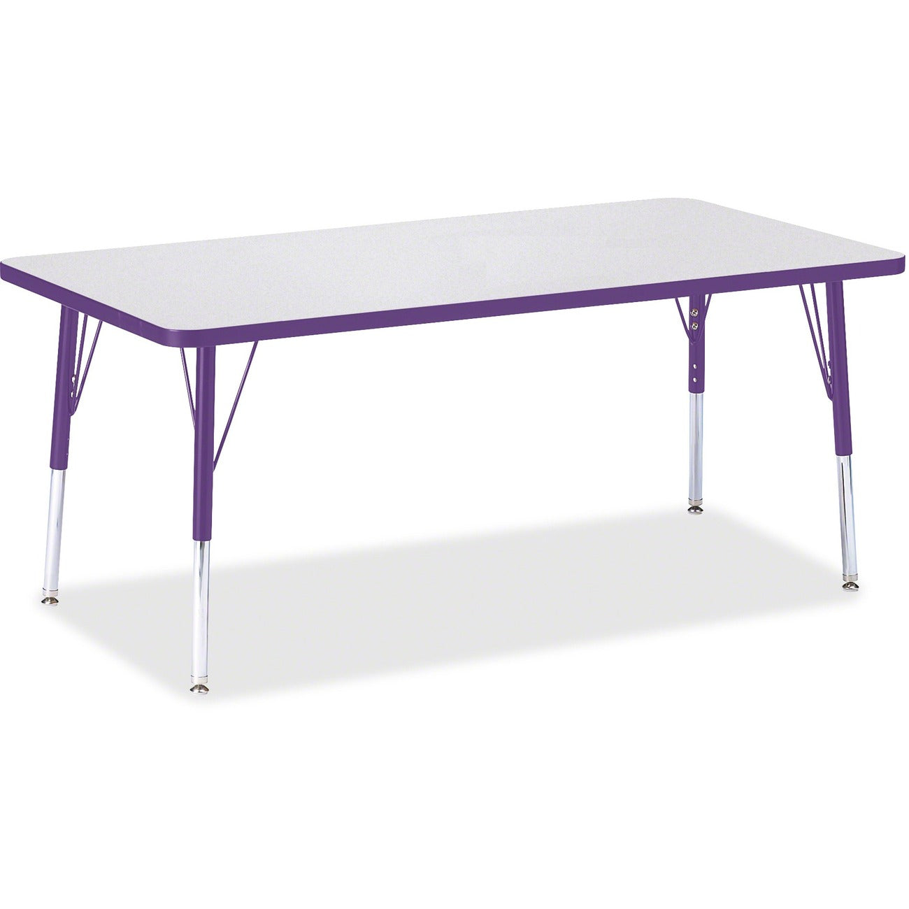 Rectangle Table 30x60 Gray Purple