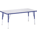 Rectangle Table 30x60 Gray Blue