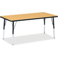 Rectangle Table 30x60 Oak Black