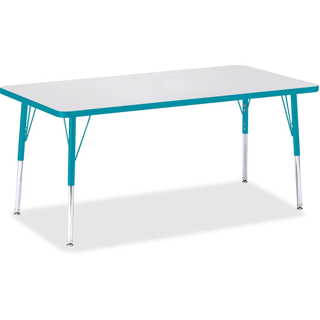 Rectangle Table 30x60 Gray Teal