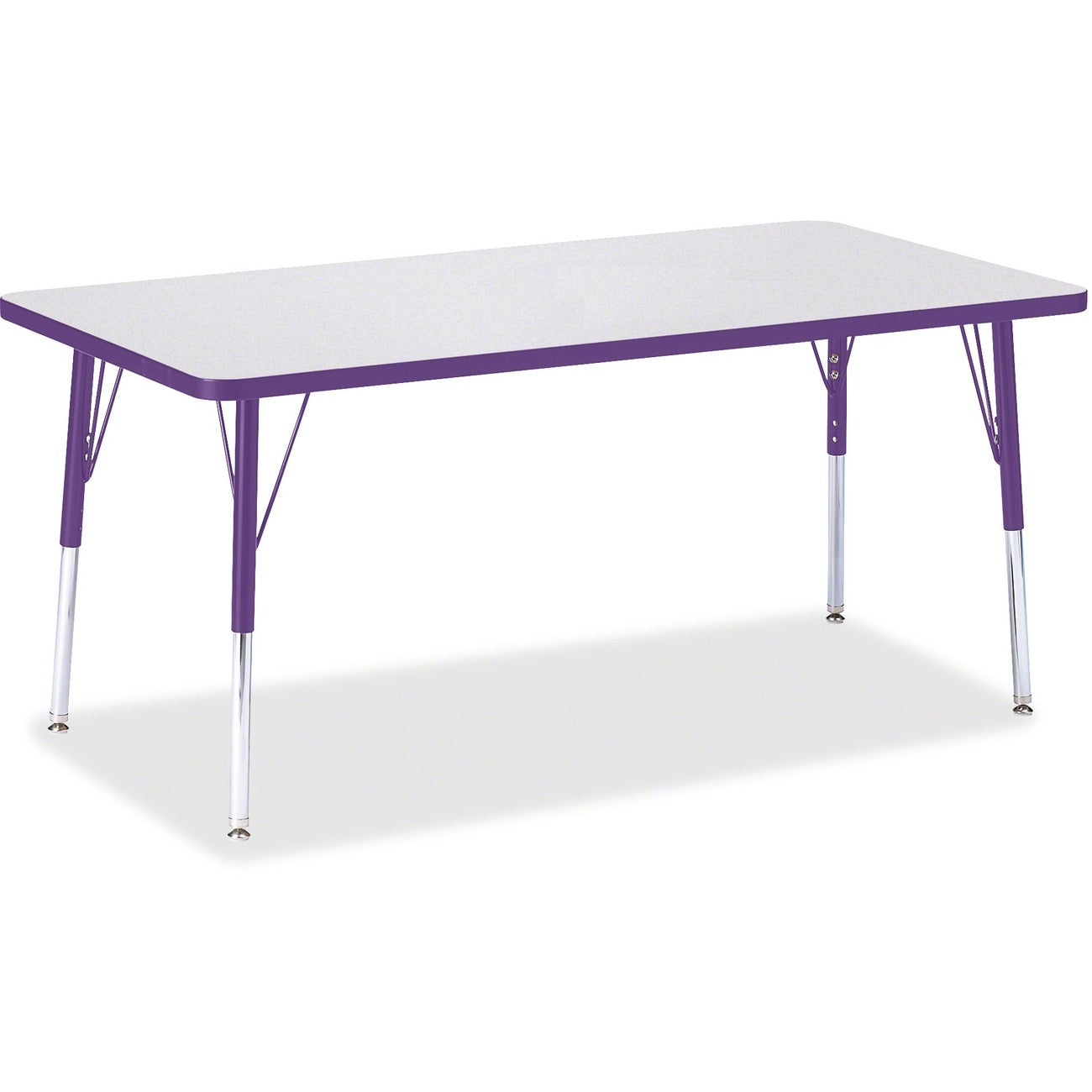 Rectangle Table 30x60 Gray Purple