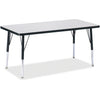 Table Rectangle 24X48 Gy/Bk