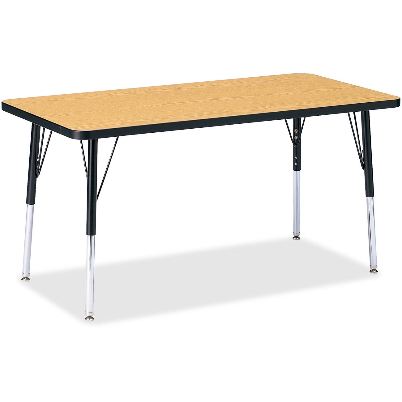 Rectangle Table 24x48 Oak Black