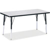 Table Rectangle 24X48 Gy/Bk