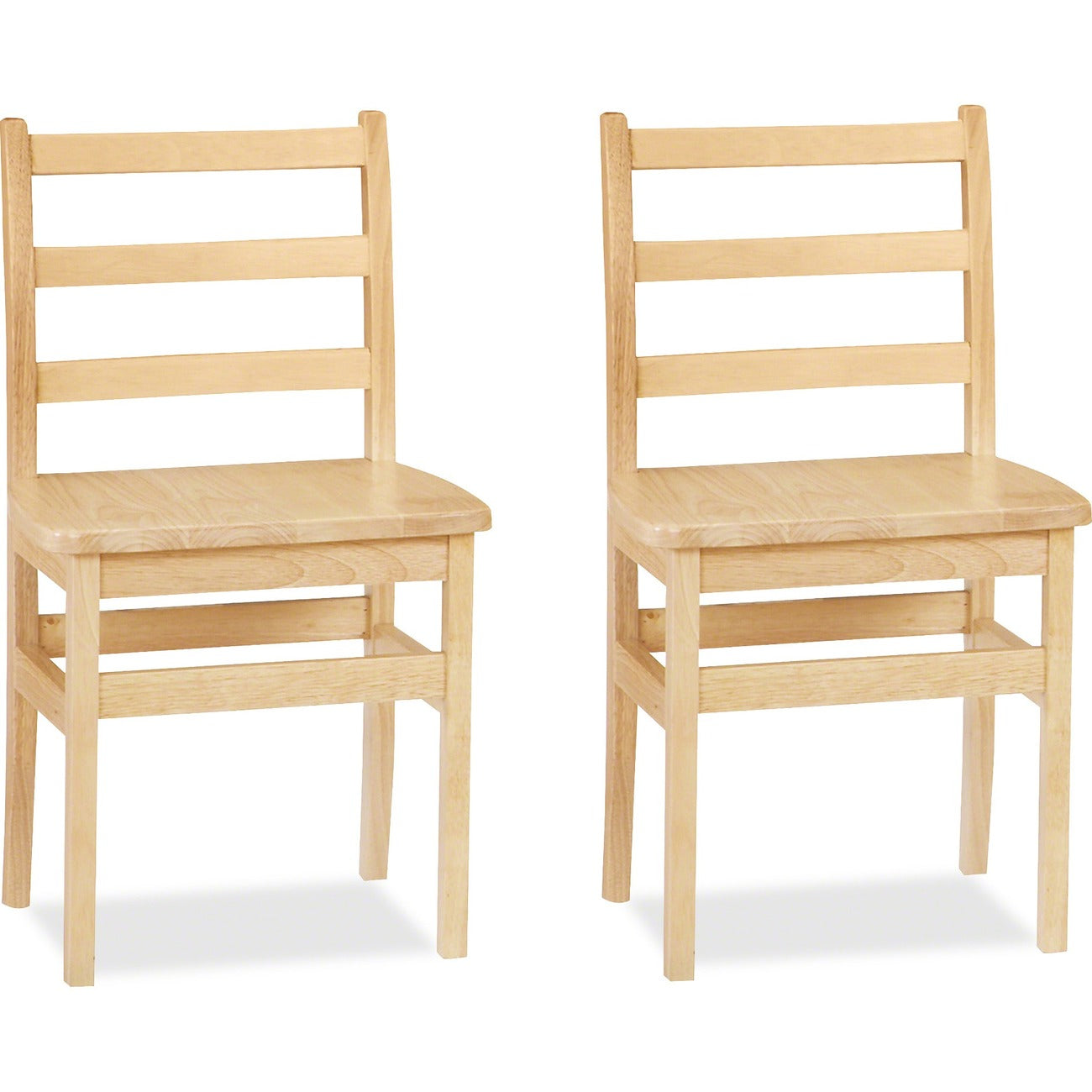Ladderback Chair 16 inch Maple 2 Pack