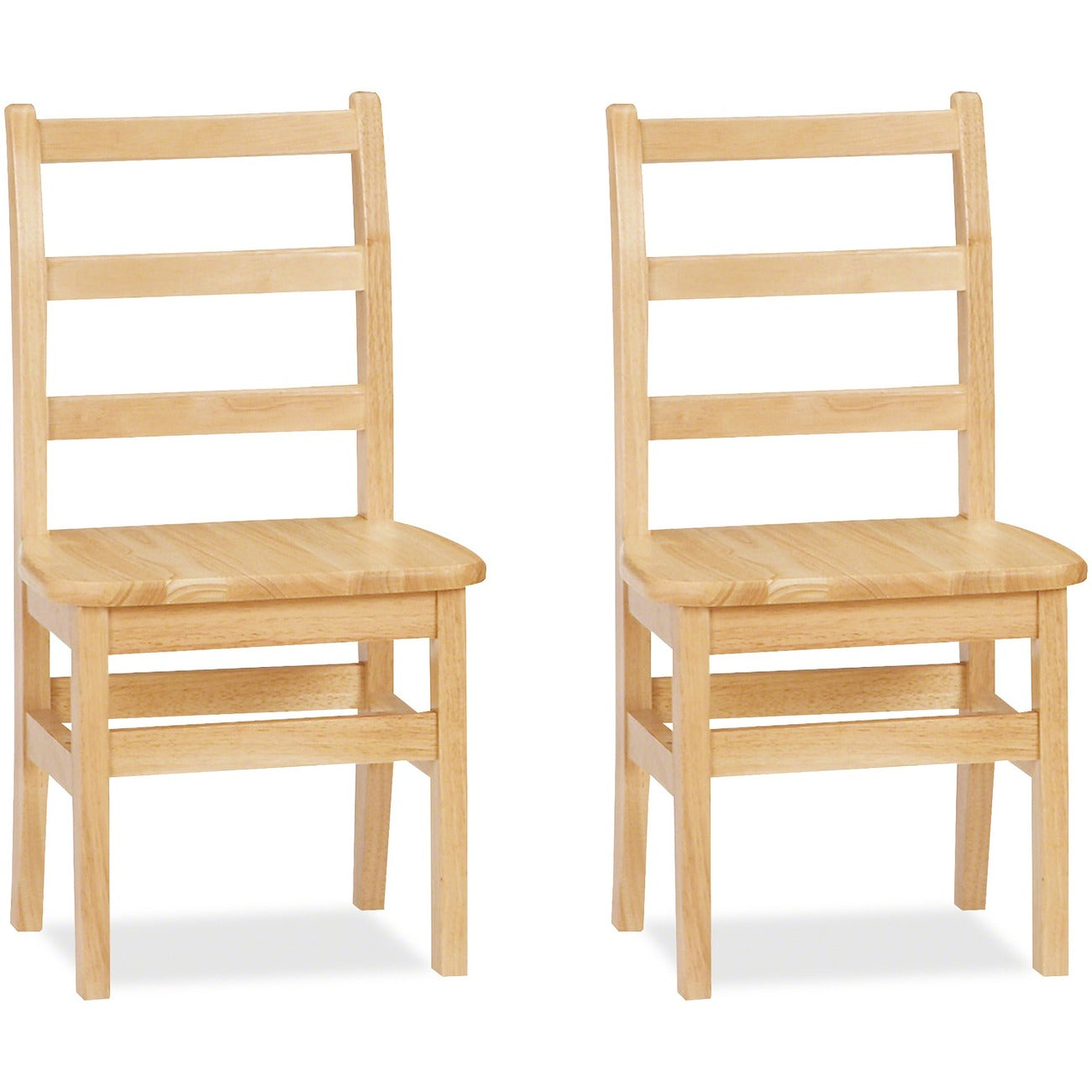 Ladderback Chair 14 inch Maple 2 Pack