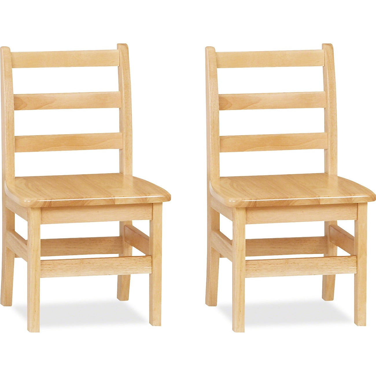 Ladderback Chair 12 inch Maple 2 Pack