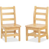 Chair Ladderback 10"Mpl 2Pk