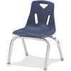 Chair Stack Chrome 18"H Ny